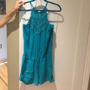 Turquoise romper