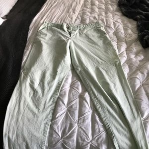 Gap Mint crop pants