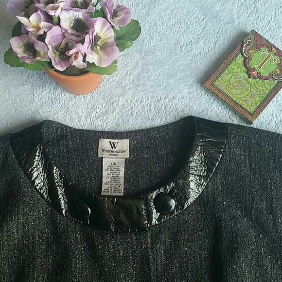 Worthington Lg blazer 3/4 sleeves - Picture 2 of 7