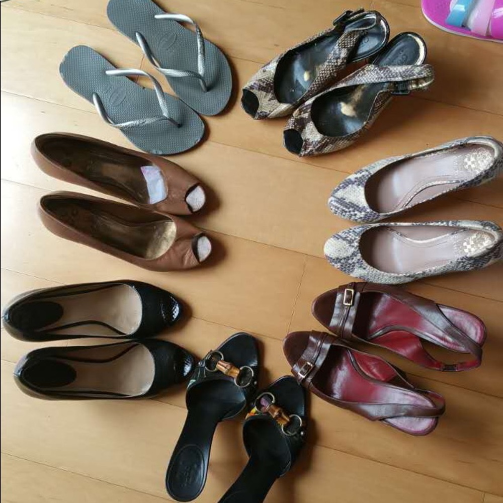 Gucci, Cole Haan, DV, Banana lot of sz 6.5-7 pumps