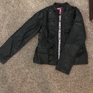 Kids leather jacket