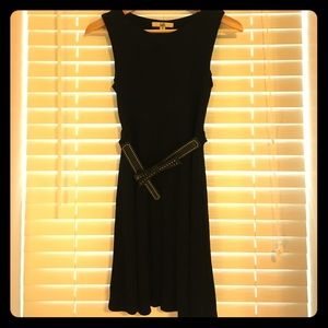 Black Belted Shift Dress sz. Small from Modcloth
