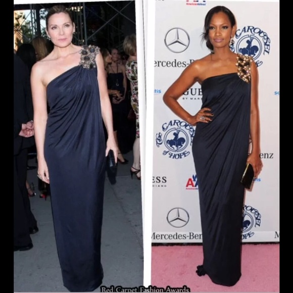 Monique Llhullier Stunning Red Carpet Gown - Picture 1 of 4
