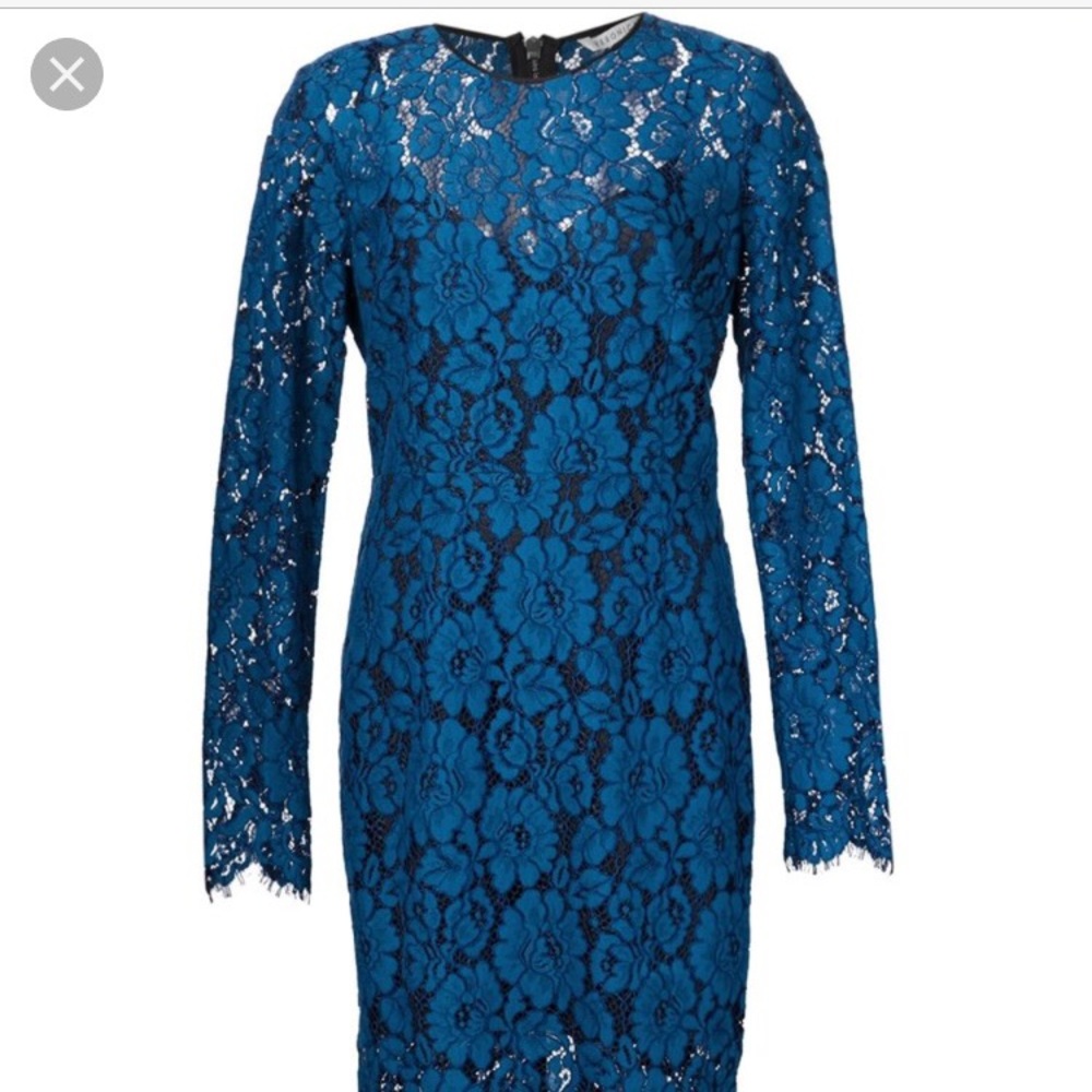 Veronica beard blue lace dress size 2