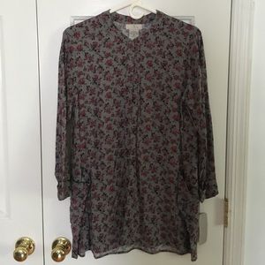 Long sleeve floral shirt