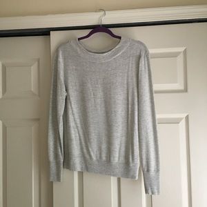 Athleta Light Grey Sweatshirt Pullover