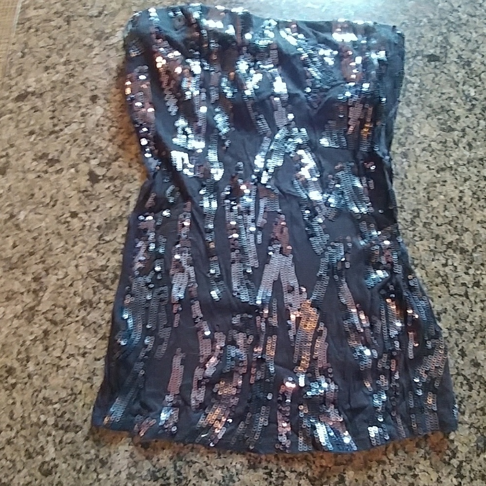 Express sequined tube top