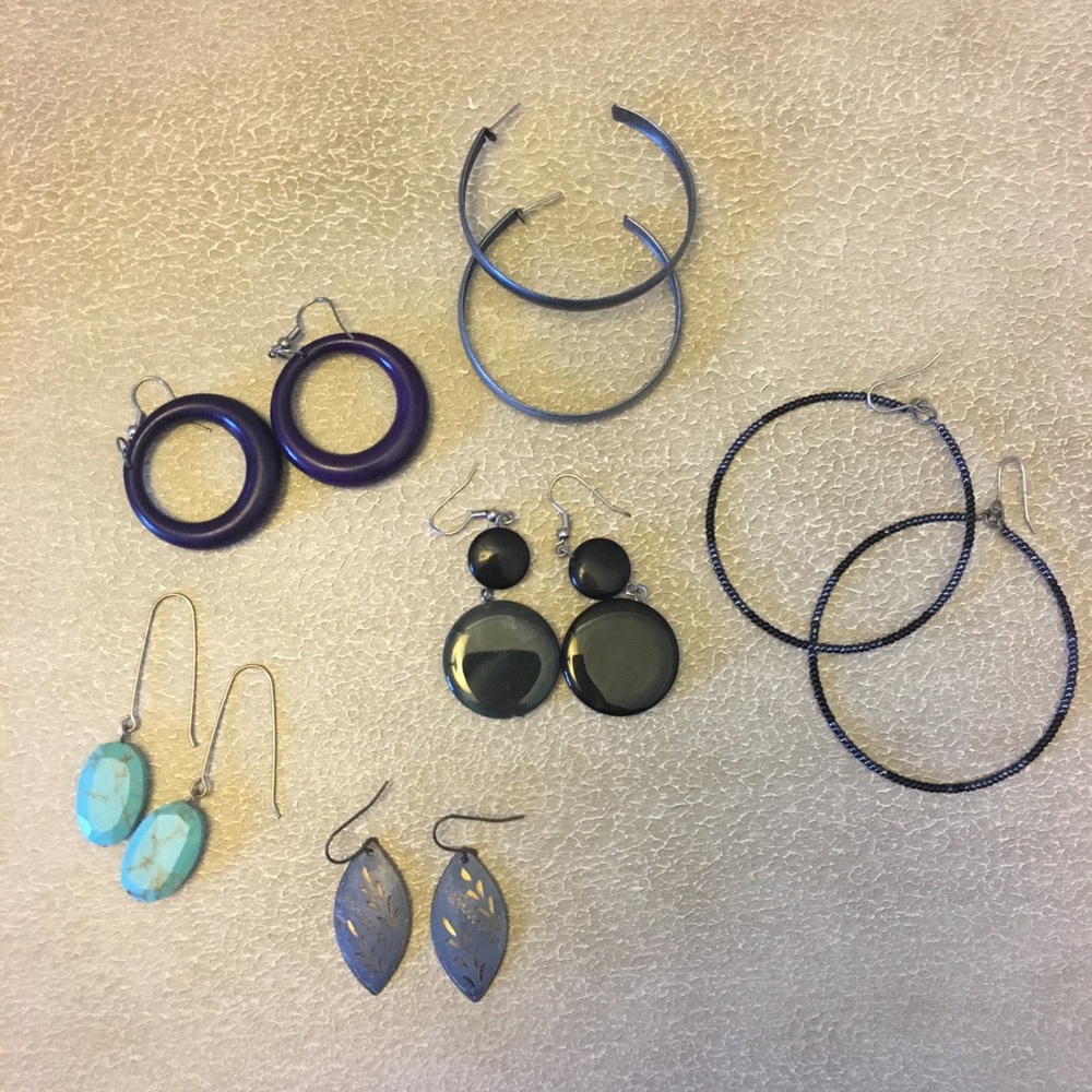 Lot of 6 pairs of unique Vintage/Antique Earrings