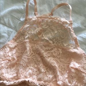 Pink Lace Bralette