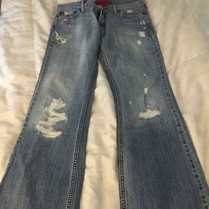 Hollister Destroyed Denim Jeans