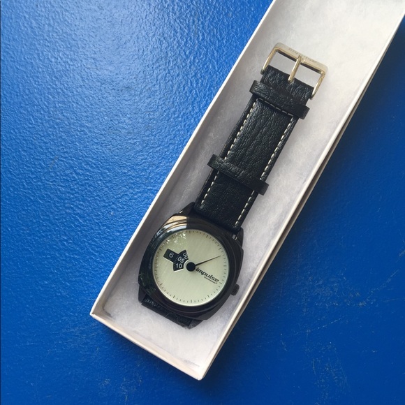 Steinhausen Men's Impulse Leather Band Watch NWT - Picture 3 of 8