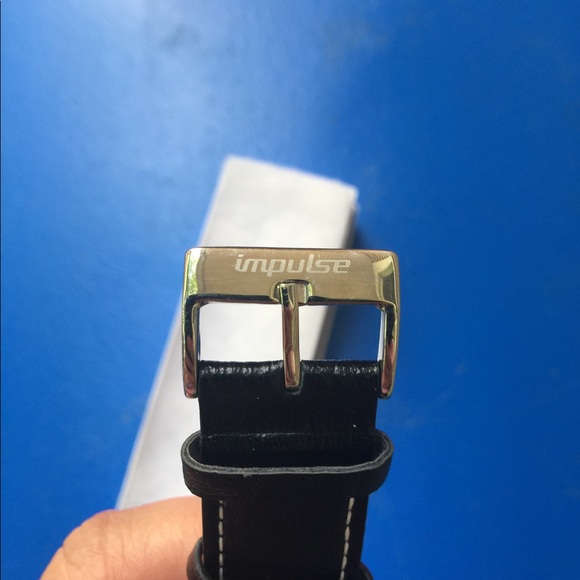 Steinhausen Men's Impulse Leather Band Watch NWT - Picture 5 of 8