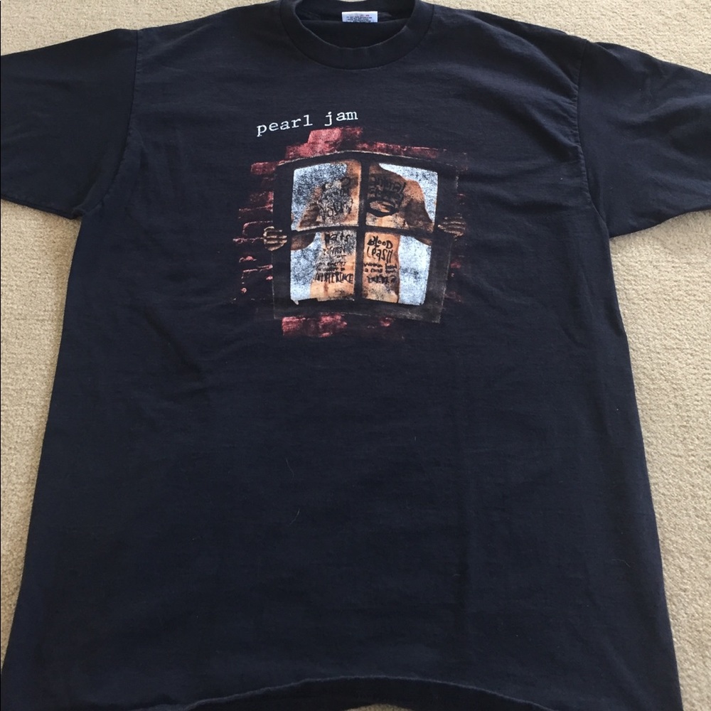 Vintage Pearl Jam Window Pain 1993 Tee Shirt