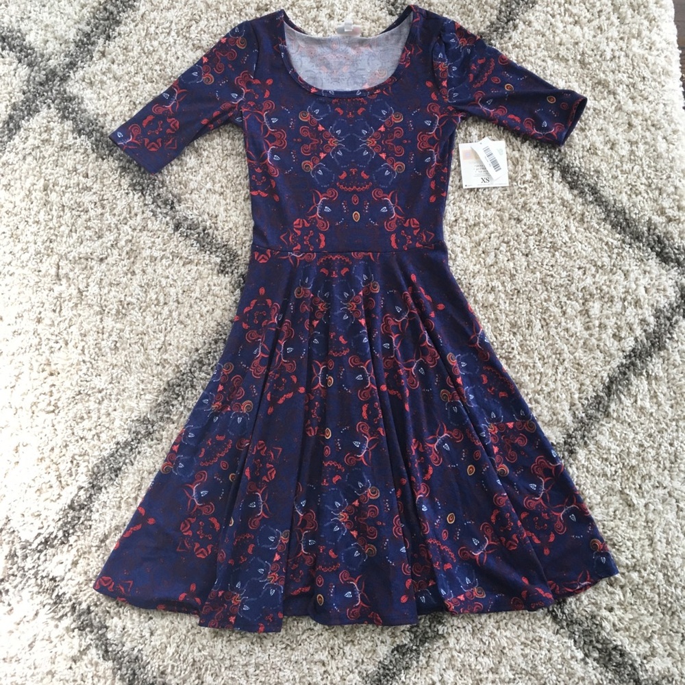 LuLaRoe Nicole Dress - XS