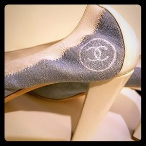 Chanel L.Denim BallerinaHeels