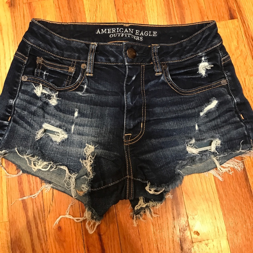 American Eagle Denim Super Stretch Shorts