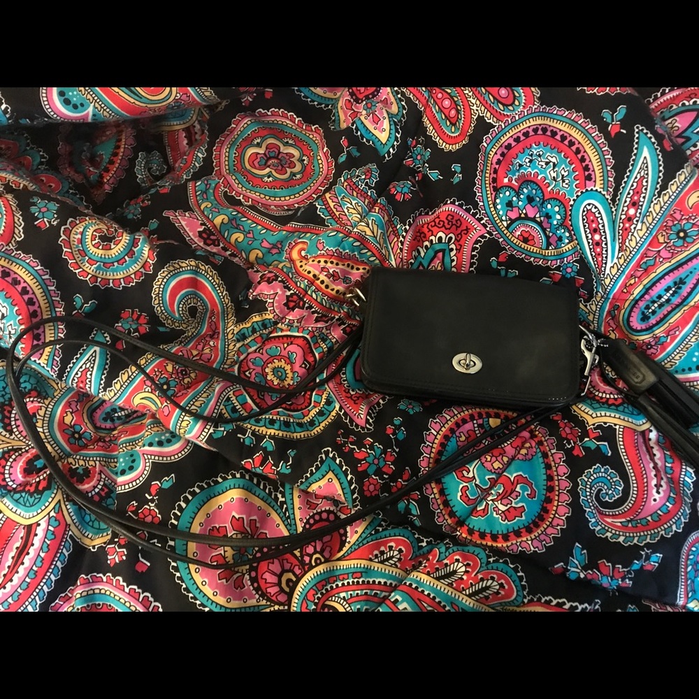Coach tassel purse
