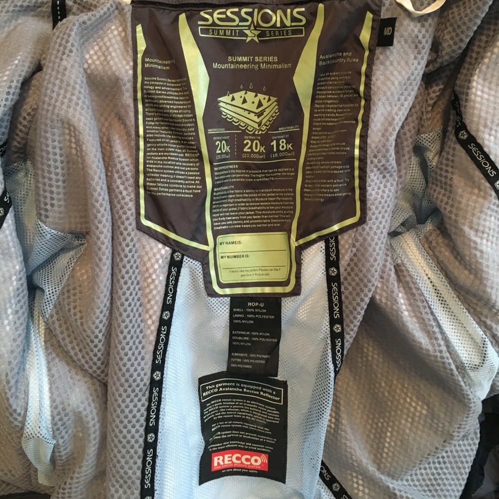 Sessions ski jacket - Picture 4 of 4