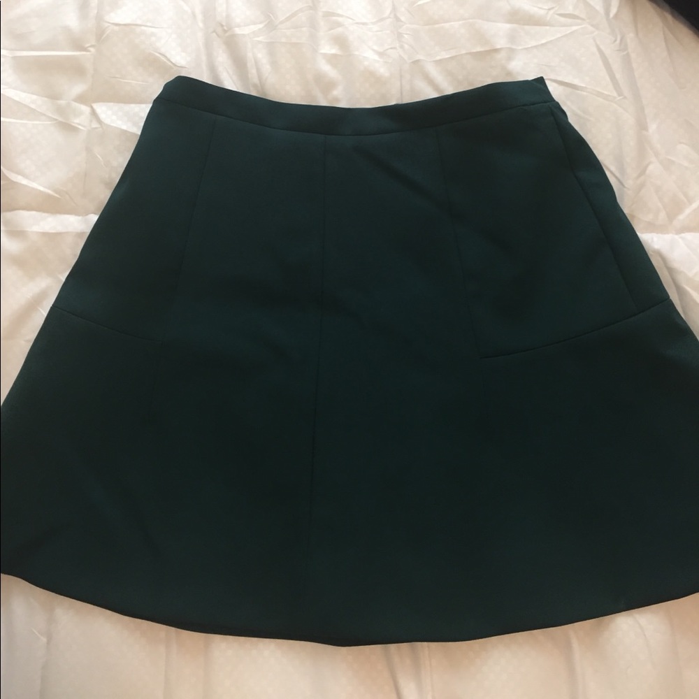 J crew emerald green skirt size 4