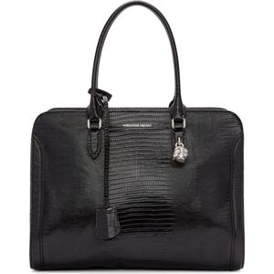 Alexander McQueen Women's Black Padlock Tote