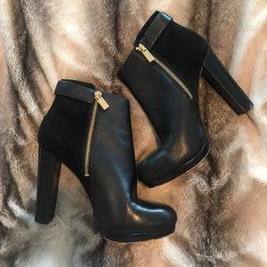Black Michael Kors booties