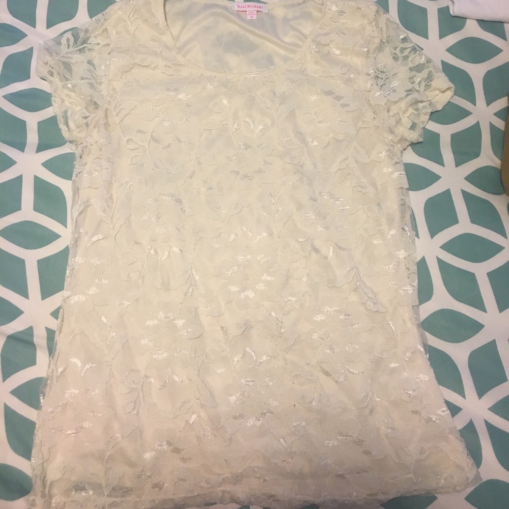 Isaac Mizrahi Lace top