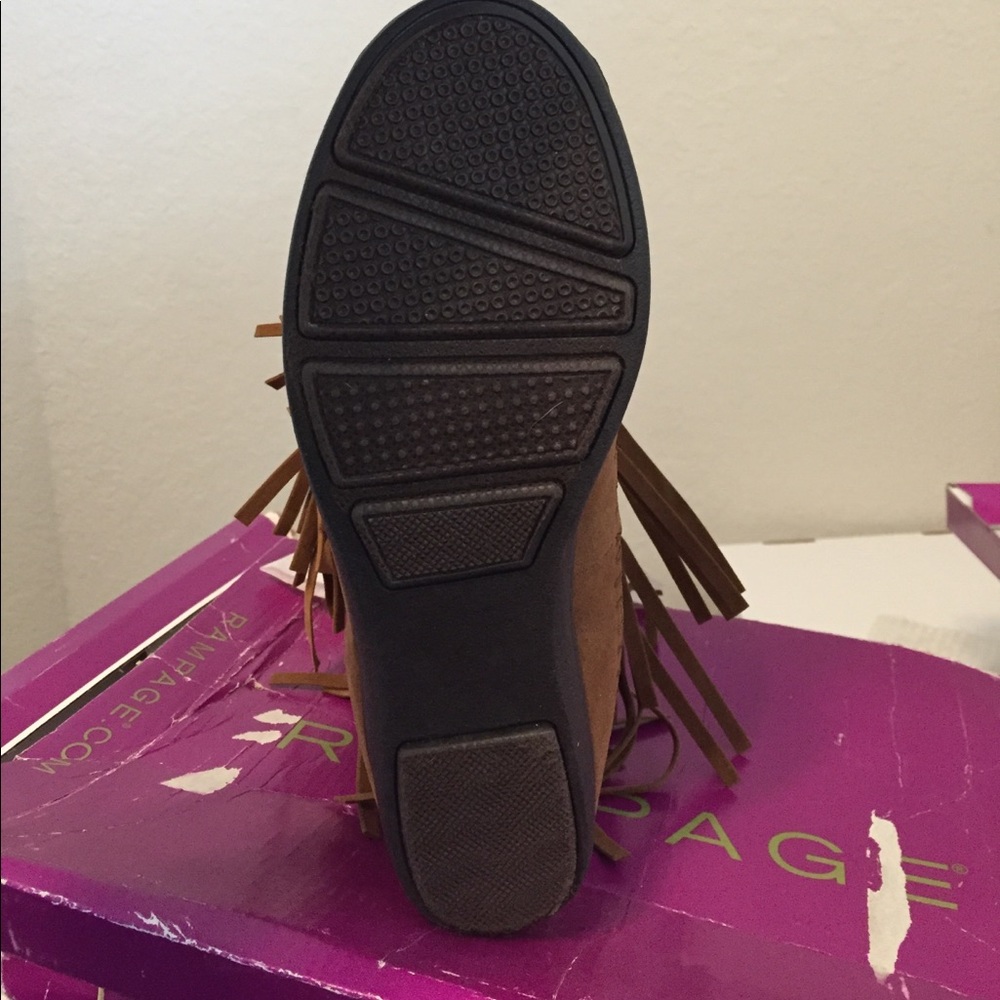 Ram-Capulet Chestnut Fringe boots - Picture 3 of 8