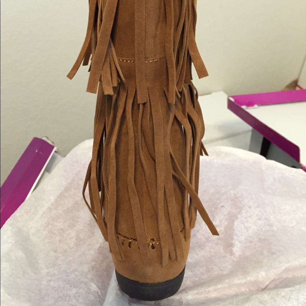 Ram-Capulet Chestnut Fringe boots - Picture 6 of 8