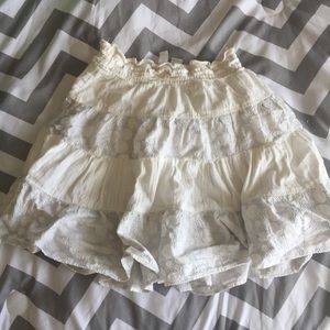 White skirt