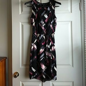 White House Black Market Purple Silky Dress