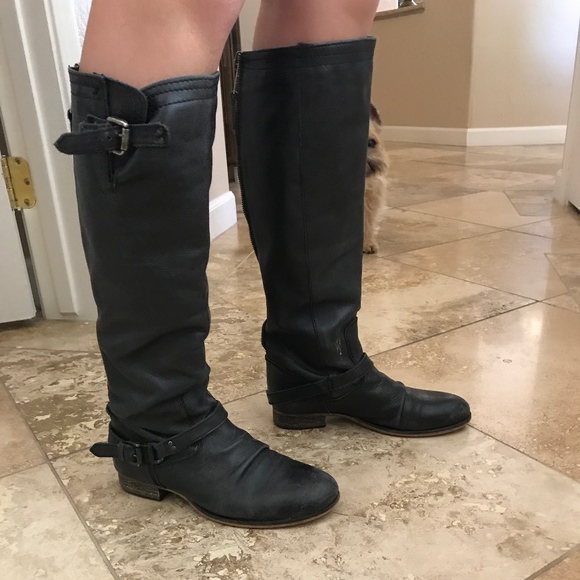 Black Steve Madden Boots - Picture 1 of 5