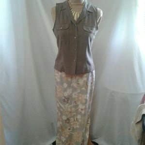 August Silk Skirt Set