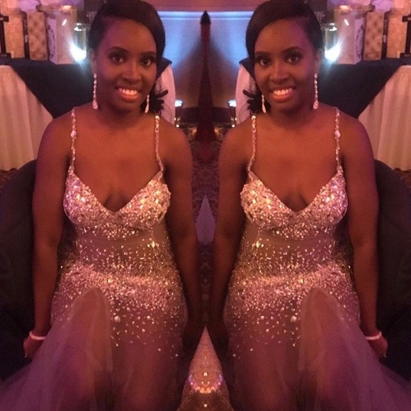 Jovani sheer beaded dress JVN24736 - Picture 3 of 4