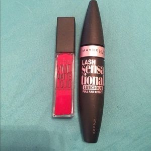 Maybelline Vivid Matte Liquid Lipstick and Mascara