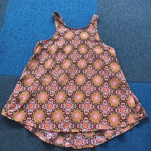 Patterned flowy tank top