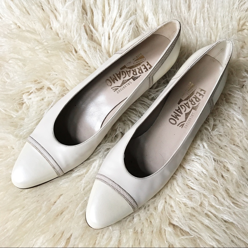 Vintage Cream Salvatore Ferragamo