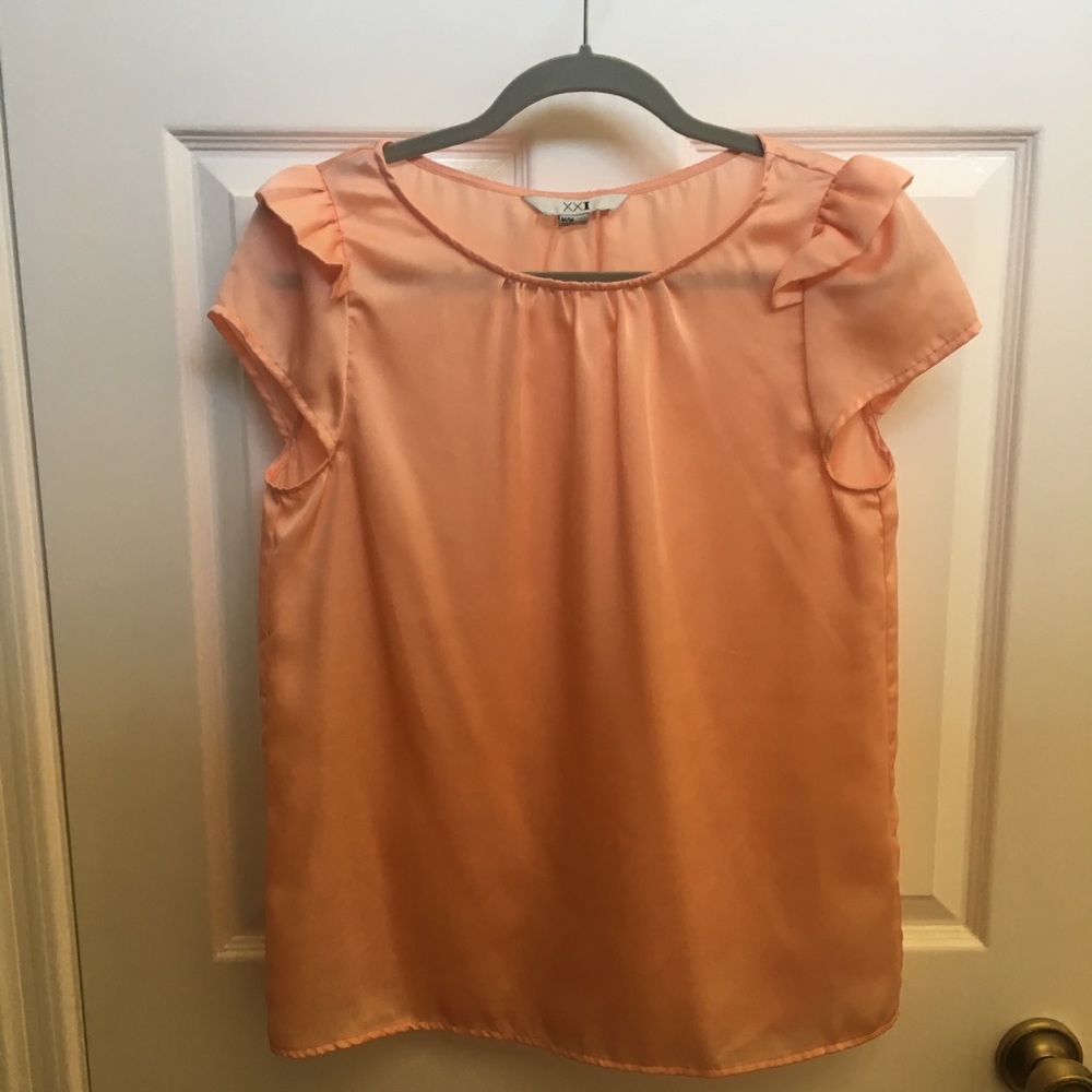 Peach Forever 21 blouse
