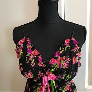 Betsey Johnson Floral Slip Nightie