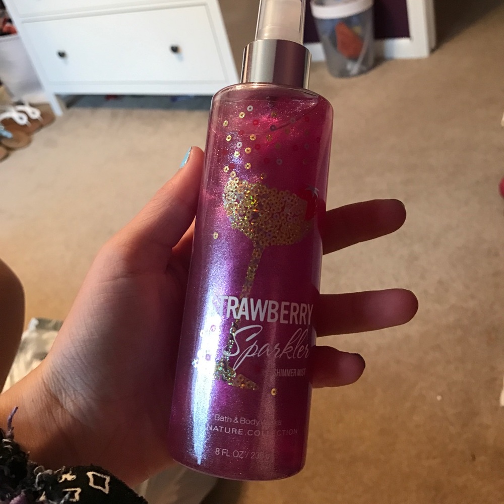 Never used sparkly perfume