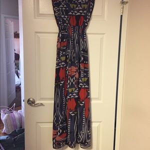 Aqua Maxi Dress Size M