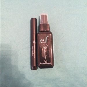 Elf Intense Ink liquid eyeliner and brush cleaner