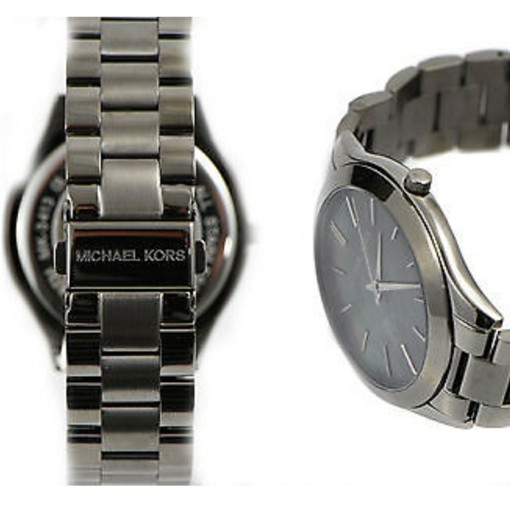 🍃⚘Michael Kors⚘🍃Sexy Runaway Gunmetal Watch - Picture 2 of 7
