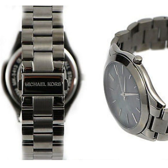 🍃⚘Michael Kors⚘🍃Sexy Runaway Gunmetal Watch - Picture 2 of 7