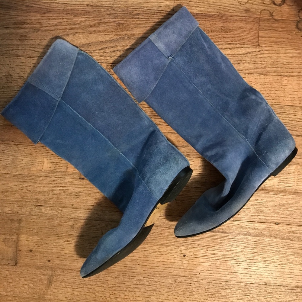 Blue Suede Boots! 7.5/8