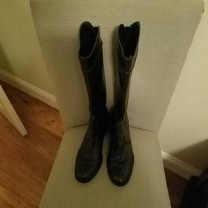 Black riding boots