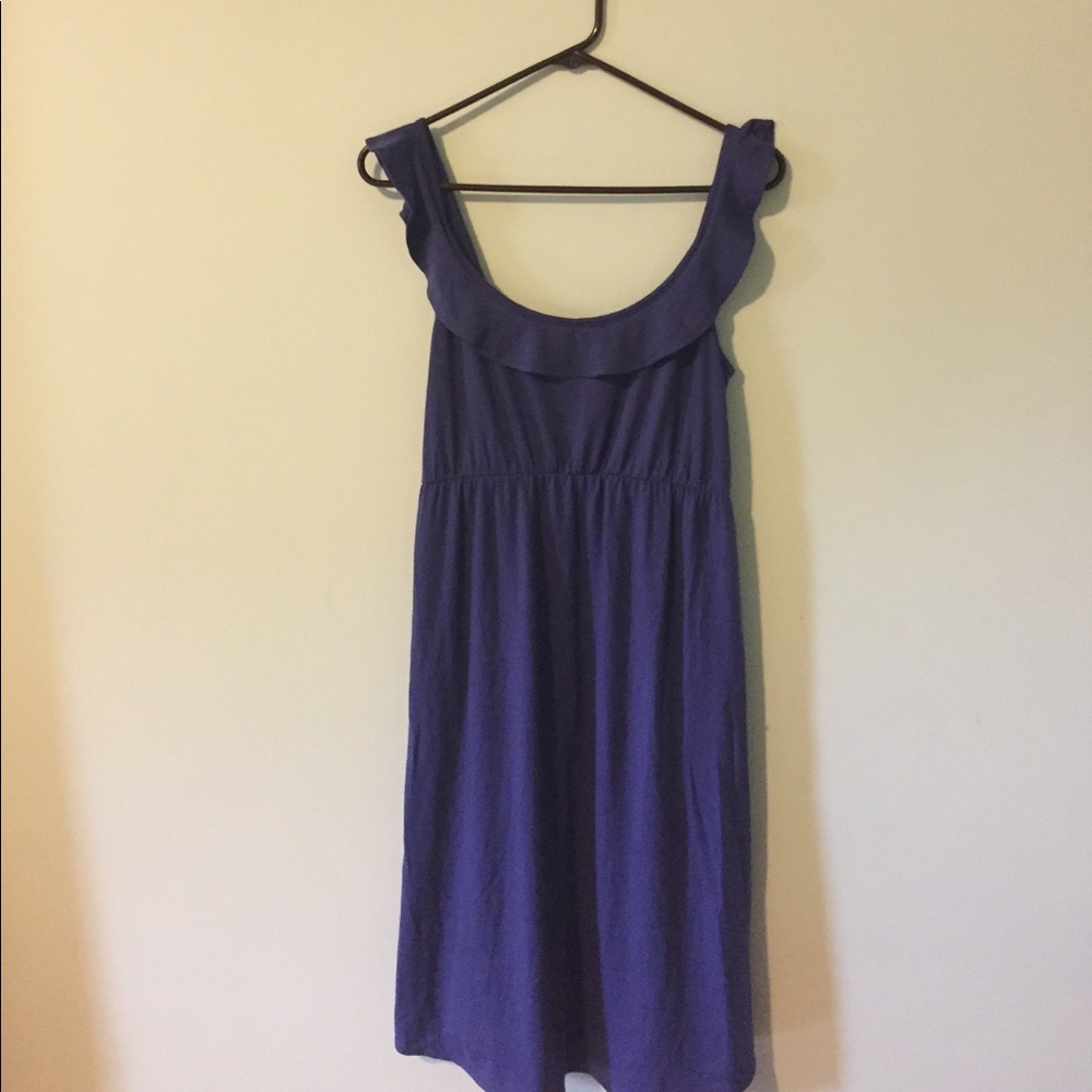 Loft maternity indigo dress small