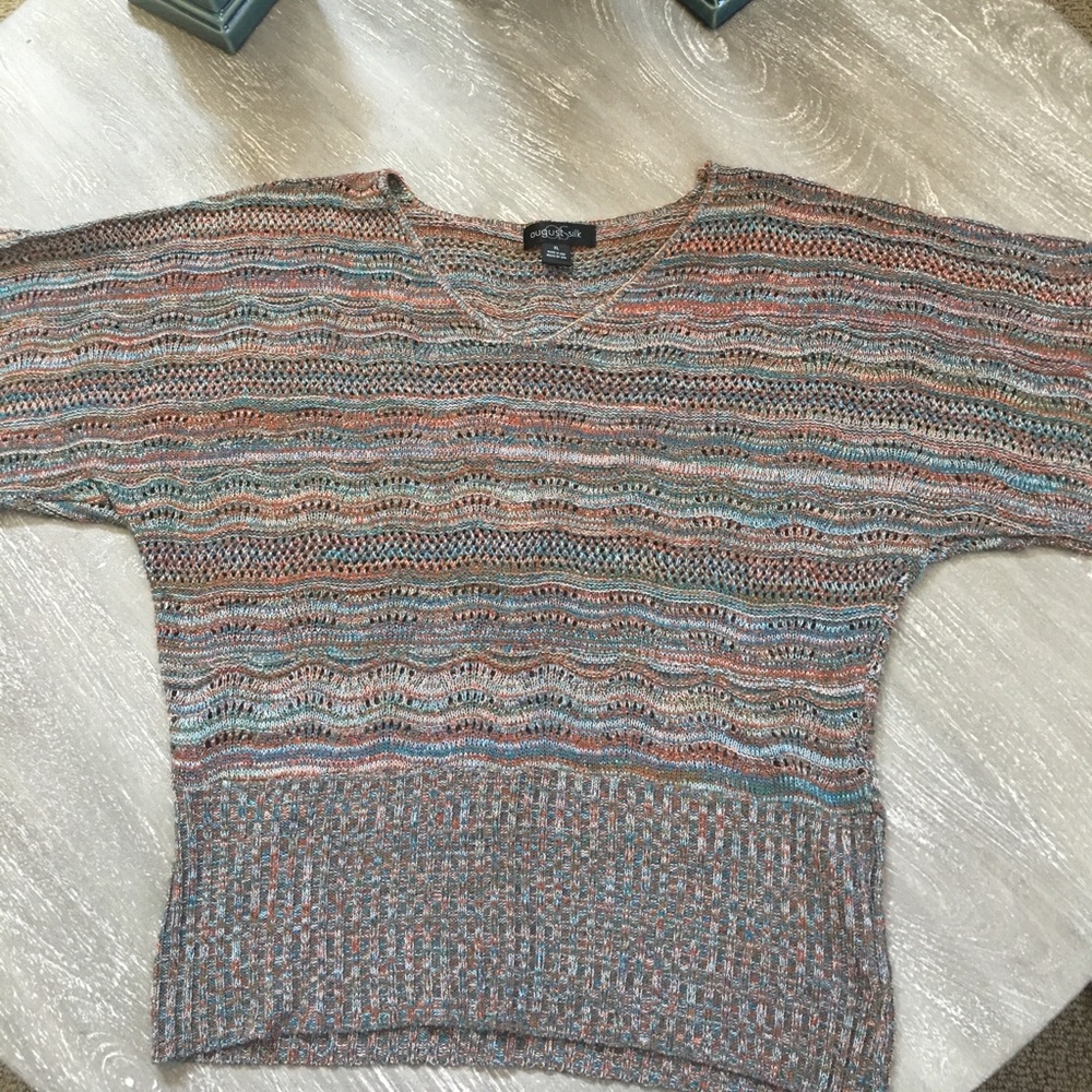 August Silk multicolor sweater