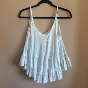 Ruffle tiered tank