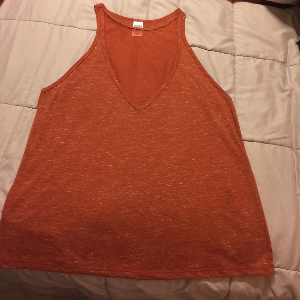 VSX Victoria's Secret Sport heather rust tank M
