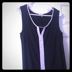 Avenues black and white blouse